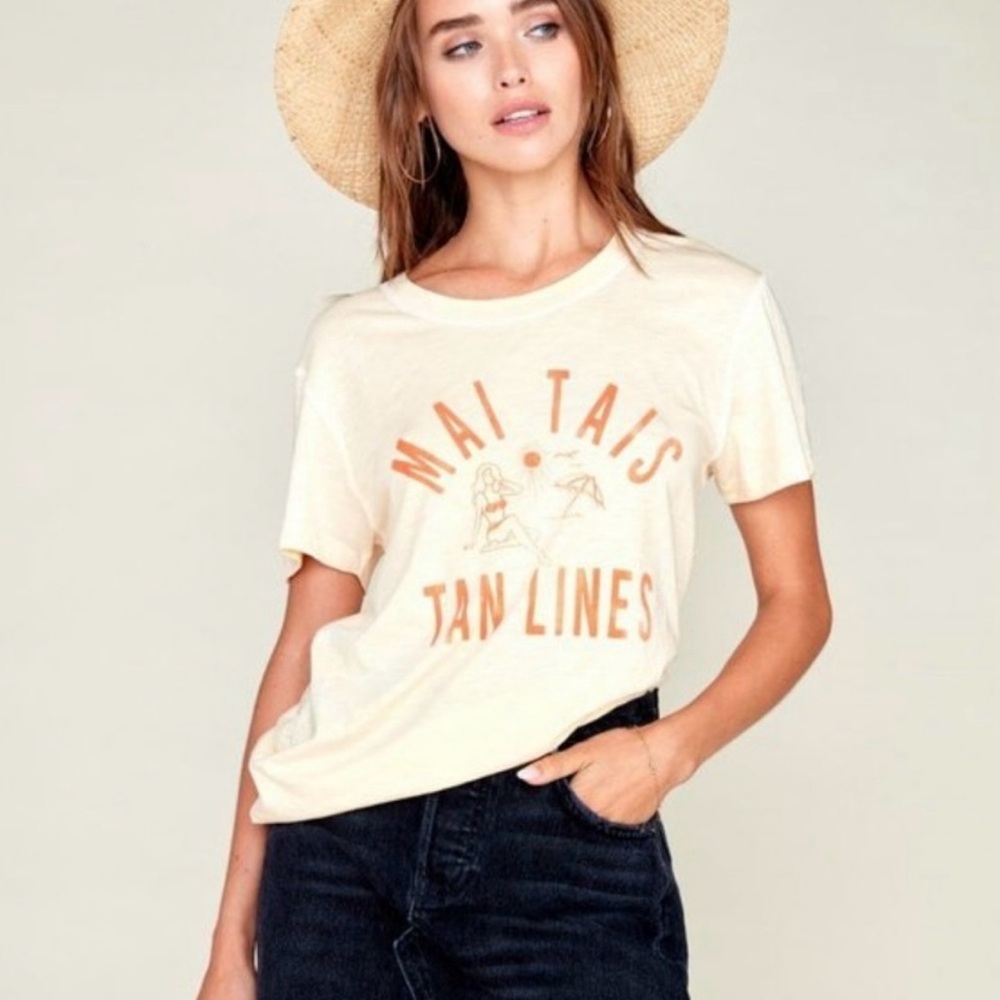 MATE the Label Mai Tais & Tan Lines Organic Cotton Graphic Tee